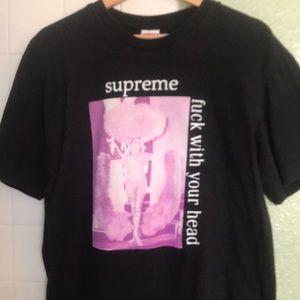 Supreme Fw17 “Fuck with your head” showgirl tee